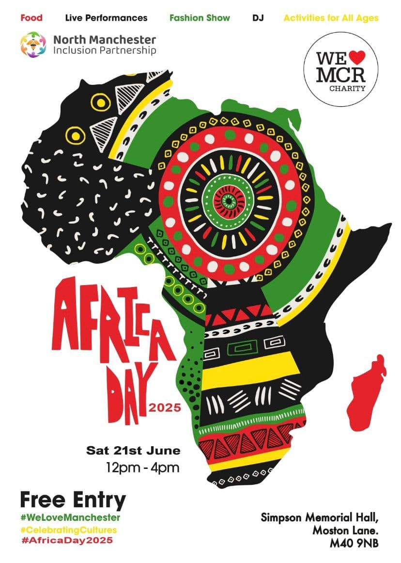Community members at Africa Day event
