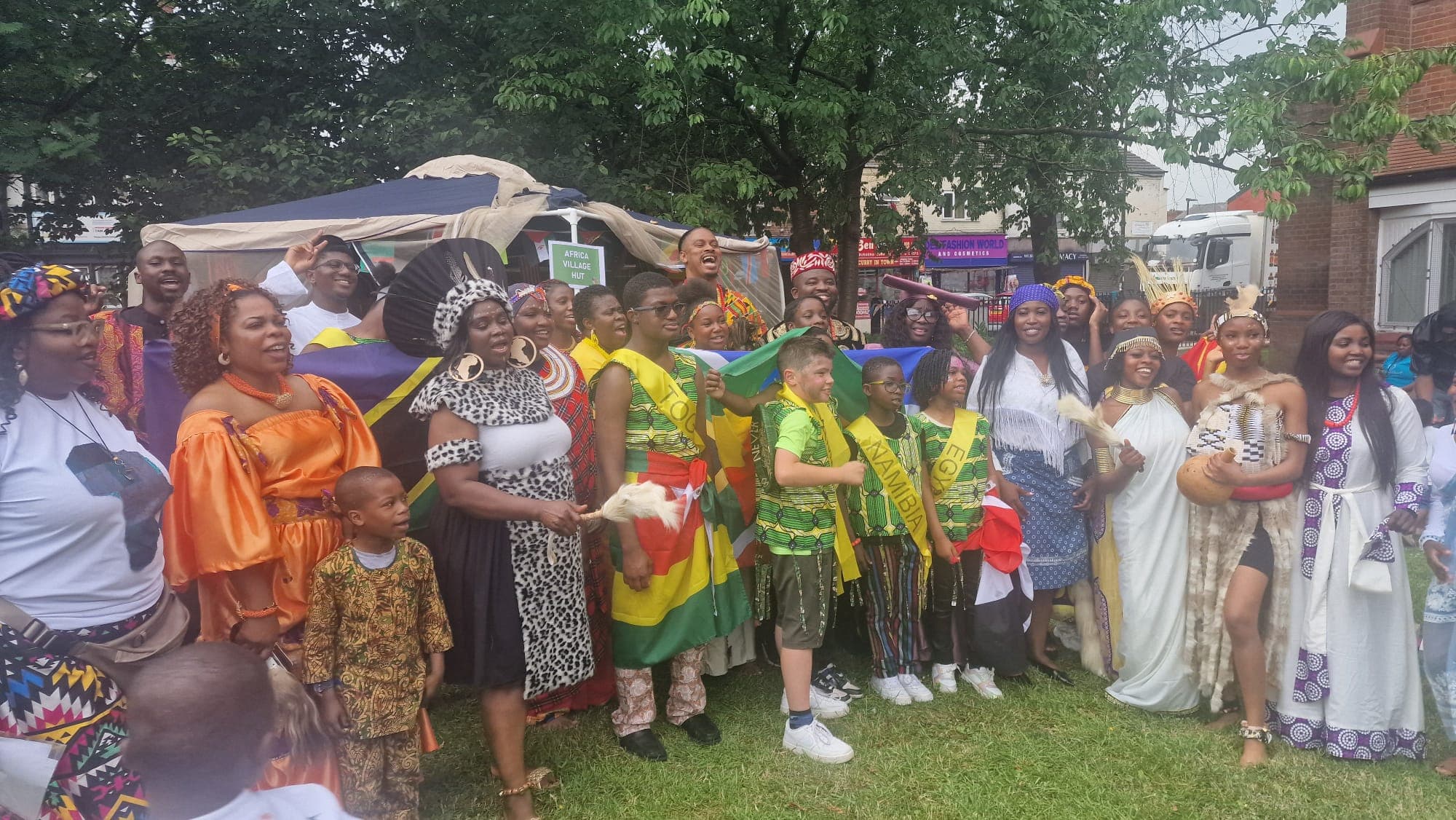 Community gathering and celebration during Africa Day 2025