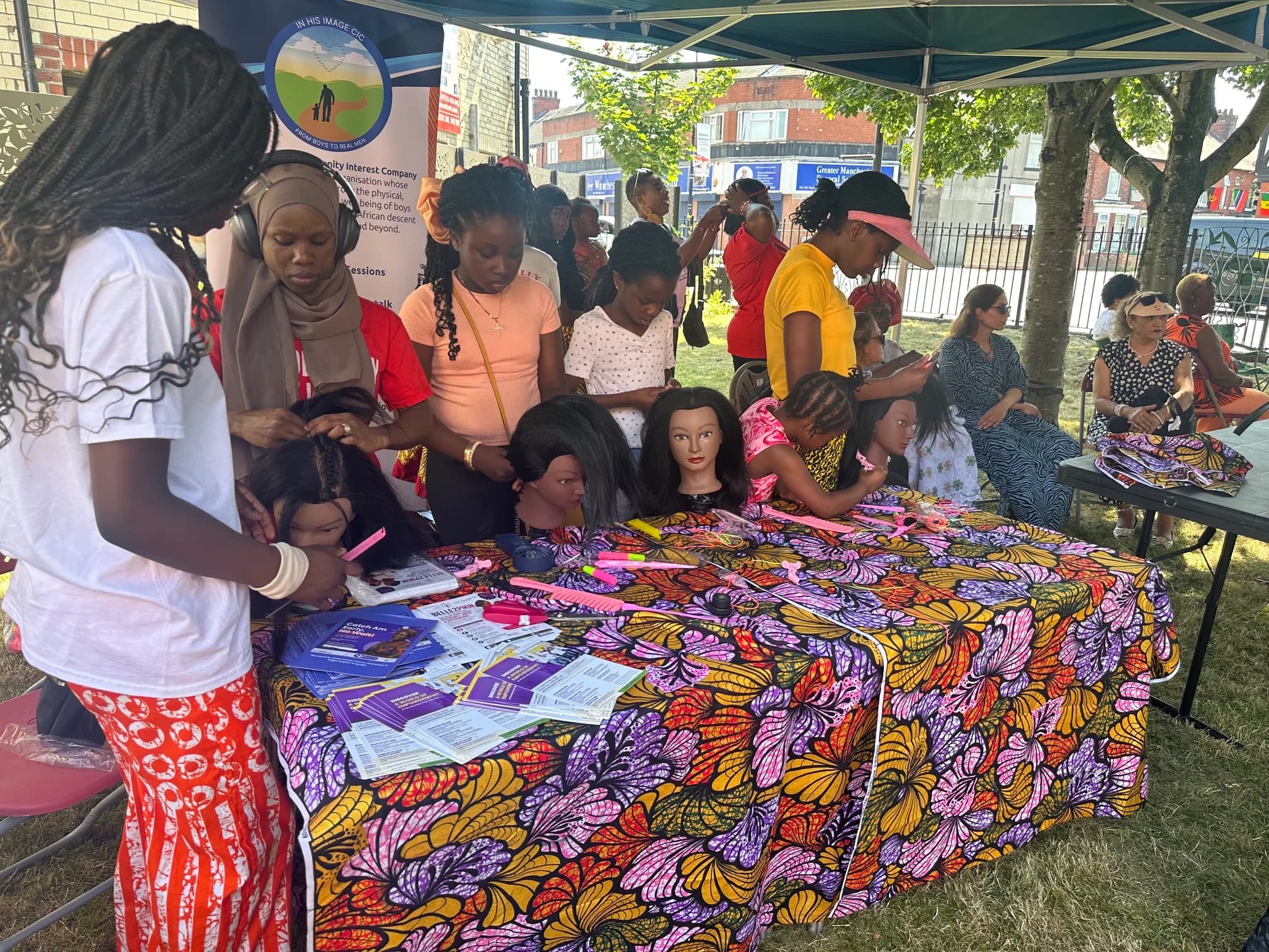 Group photograph and community celebration at Africa Day 2026