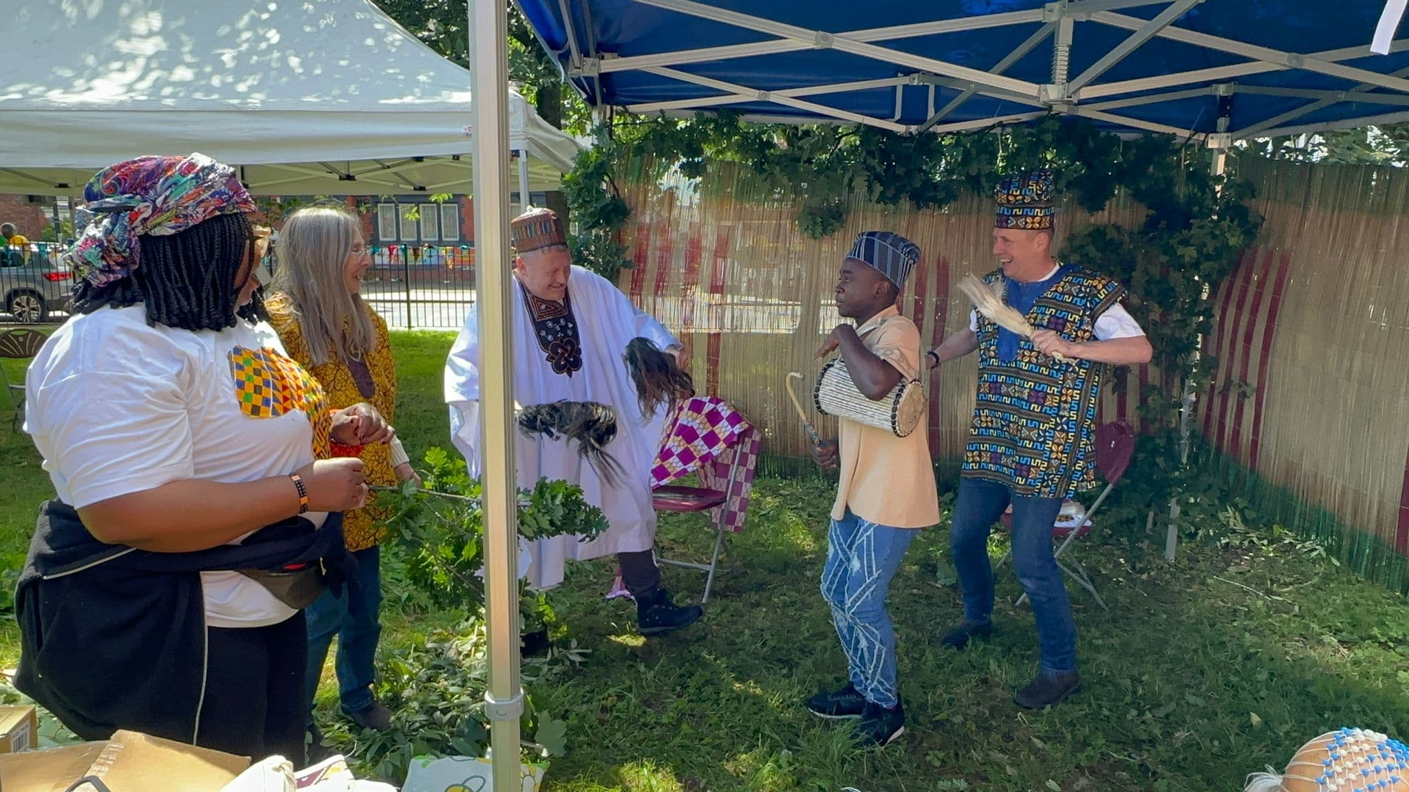 Community celebration and participants at Africa Day 2024