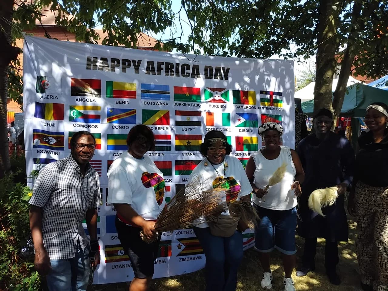 Community members enjoying cultural activities and showcases at Africa Day 2026