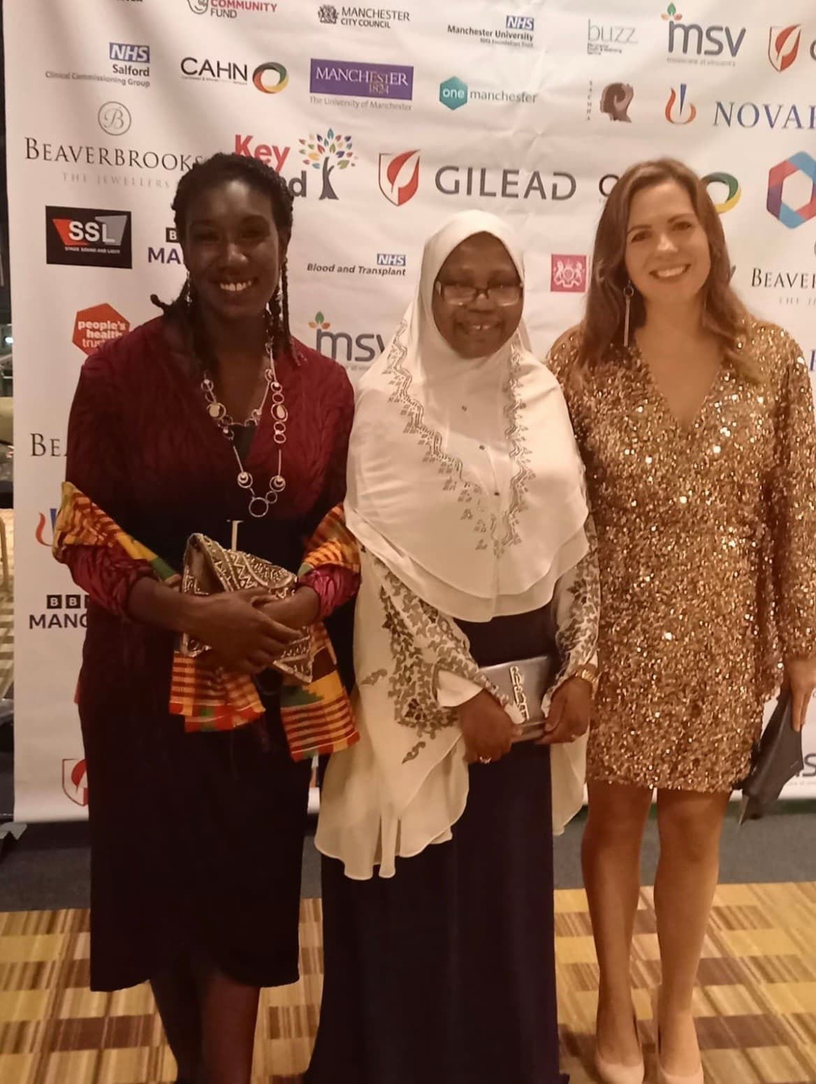 Community partnership leaders at the ceremony